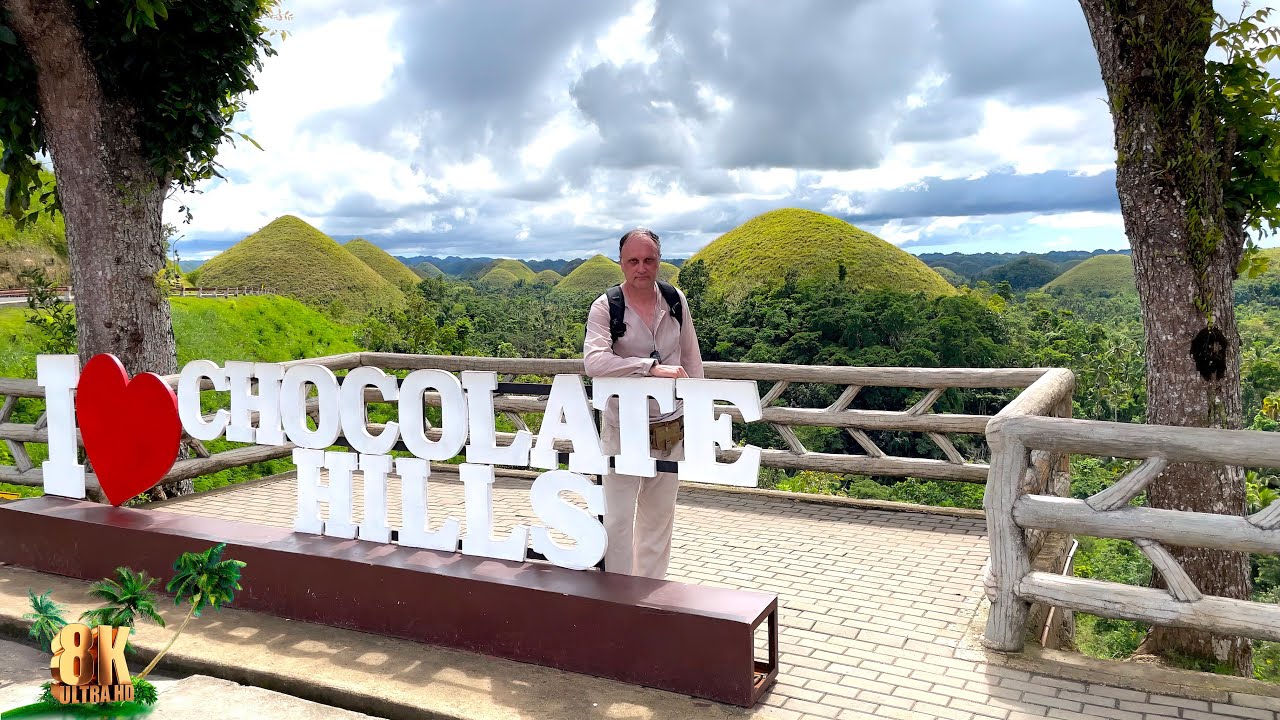 Филиппины Бохол chocolate hills AI  UHD  Philippines Bohol 
