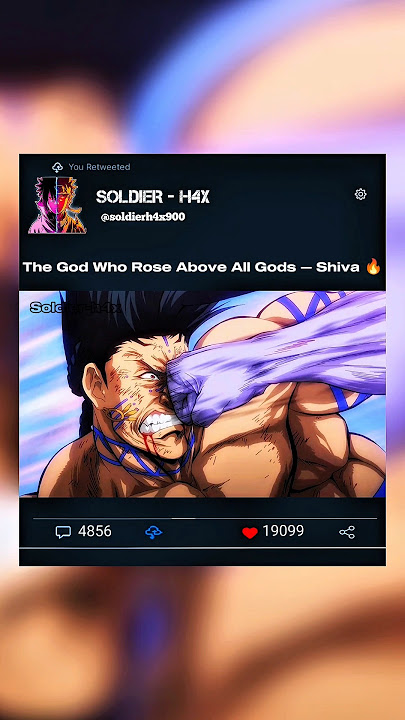 Shiva Became the Strongest God 😤 #shiva #rudra #shorts