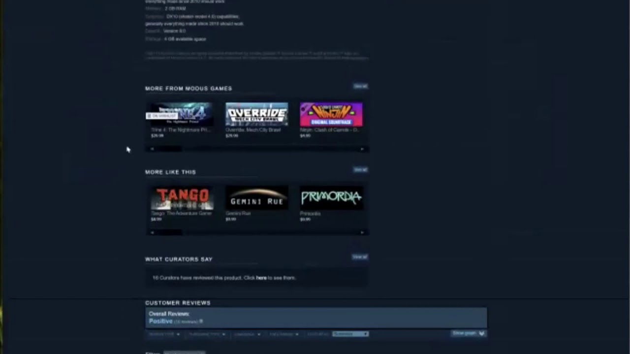 Gamasutra: Chris Zukowski's Blog - How Steam users see your game - 