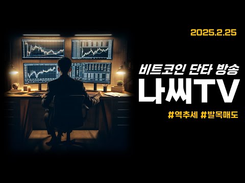 나씨의 투자일기 (2/25) 비트, 이더 갑작스런 하락? 긴급 방송 part 1