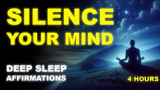 Stop Overthinking: Affirmations for Deep, Healing Sleep