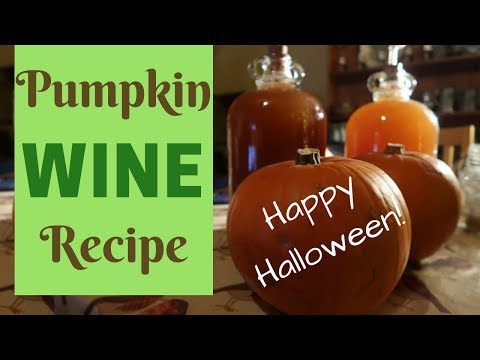 Pumpkin Wine - Easy Recipe and Method