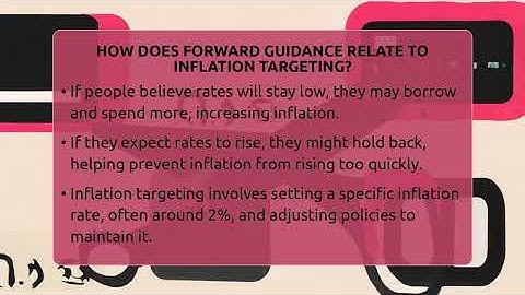 How Does Forward Guidance Relate To Inflation Targeting? - Inflation Insight Channel