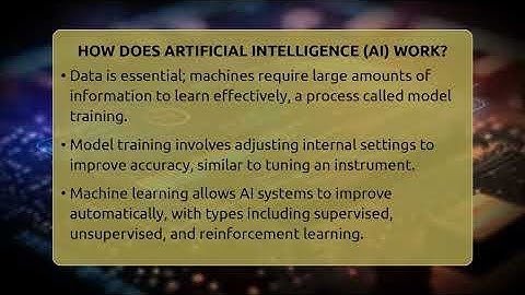 How Does Artificial Intelligence (AI) Work? - Talking Tech Trends