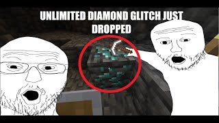 UNLIMITED DIAMONDS in MINECRAFT definitely not a scam trust me bro trust... (Minecraft Lets Play p3)