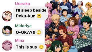POV: What If Class 1 A Had a Sleepover (Part 1) | My Hero Academia IG DM Skit