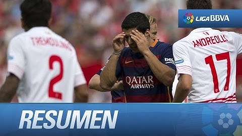 Resumen de Sevilla FC (2-1) FC Barcelona