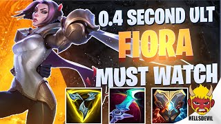 WILD RIFT | 0.4 SECOND FIORA ULTS (MUST WATCH!)  | Challenger Fiora Gameplay | Guide & Build