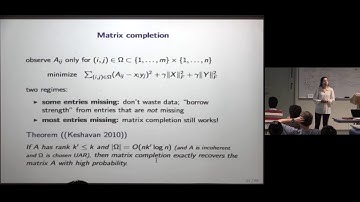 CAM Colloquium - Madeleine Udell: Generalized Low Rank Models: Algorithms and Applications