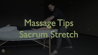 Massage Minute Mondays: Sacram Stretch