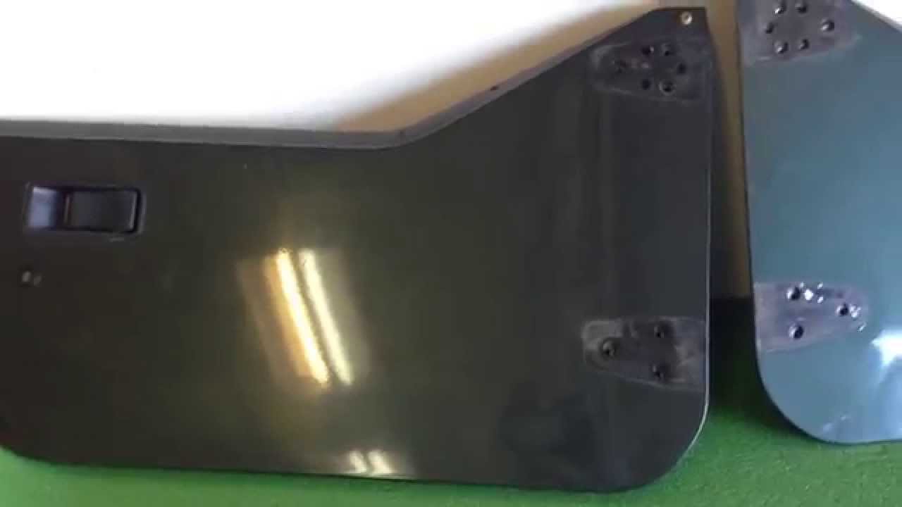 87 95 Jeep Wrangler Yj Half Steel Doors Green For Sale Youtube