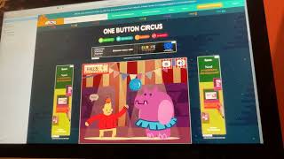 Watching my brother play one button circus