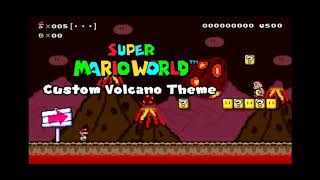 Super Mario Maker (Super Mario World) - Custom Volcano Theme Music Extended