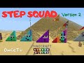 The step squad song ver  2 numberblocks minecraft step squad  math songs for kids