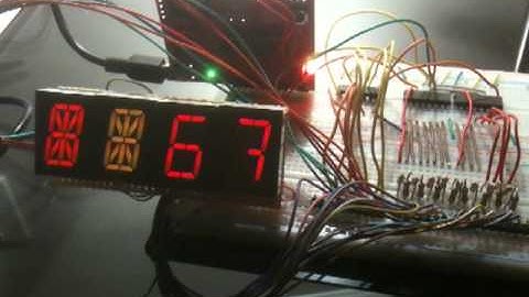 LaunchPad and 16 segment bi-color LED displays