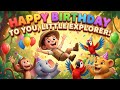 Happy Birthday Adventure Song for Kids | Jungle, Ocean &amp; Space Fun| Hello Little Explorer !