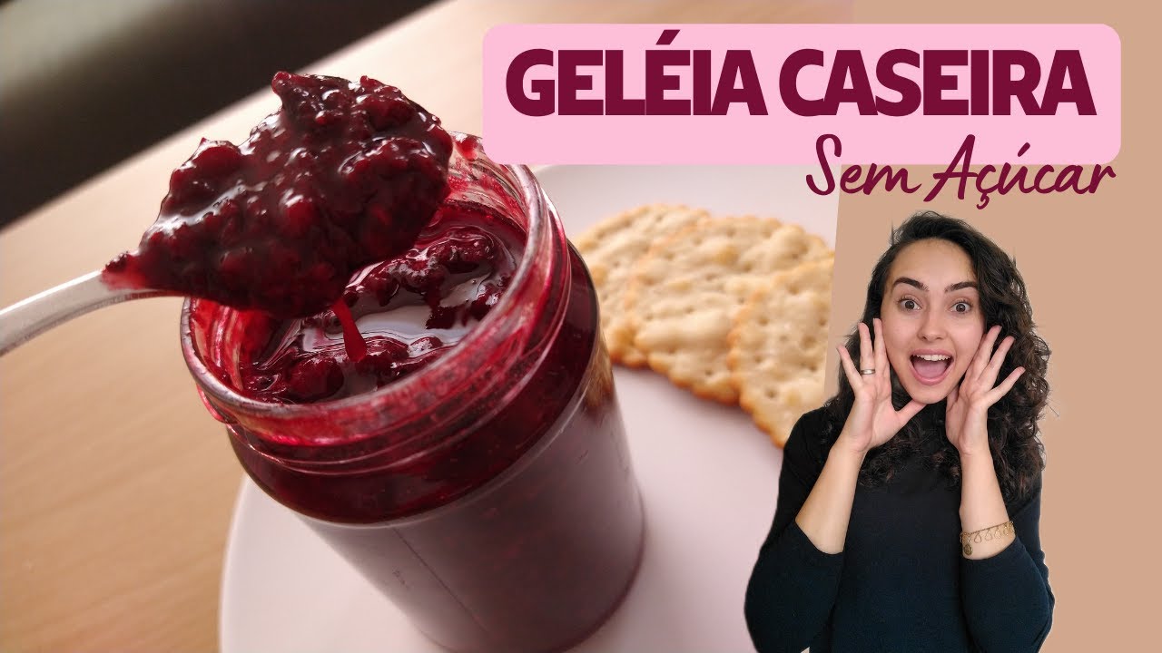 GELÉIA DE MORANGO SEM AÇÚCAR LOW CARB, FIT, DIET 