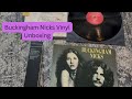 Buckingham Nick Rhino High Fidelity Vinyl Unboxing. #vinyl #unboxing #music