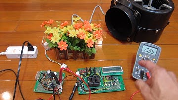 Sensorless BLDC control of a high-voltage DC blower