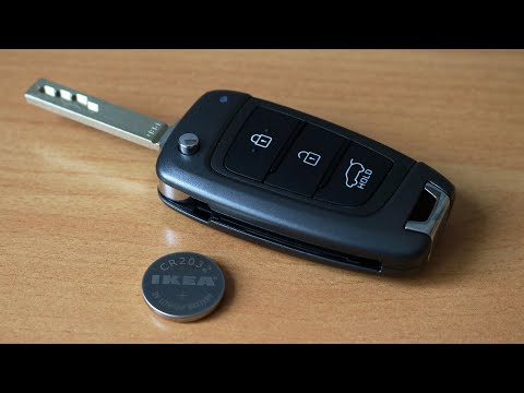 Schlüsselbatterie am Hyundai i30 wechseln