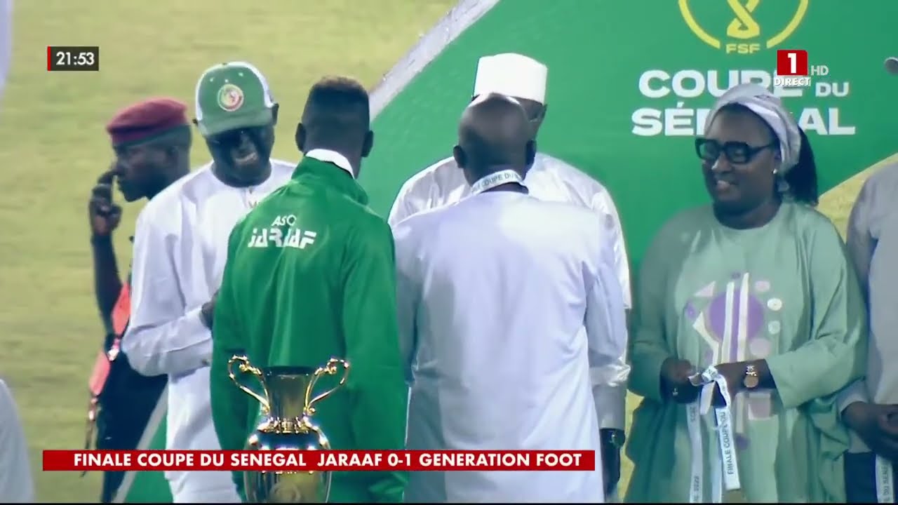 FINALE COUPE DU SÉNÉGAL - Remise des trophées avec le PM Ousmane Sonko