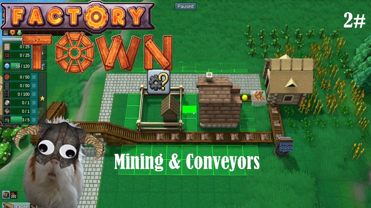 Factory Town ep 2# Starting Mining Campaign