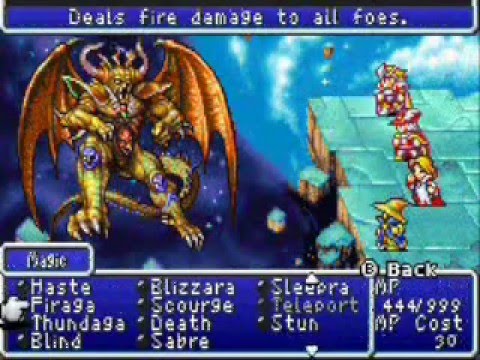 Final Fantasy 1 Dawn of Souls Final Boss