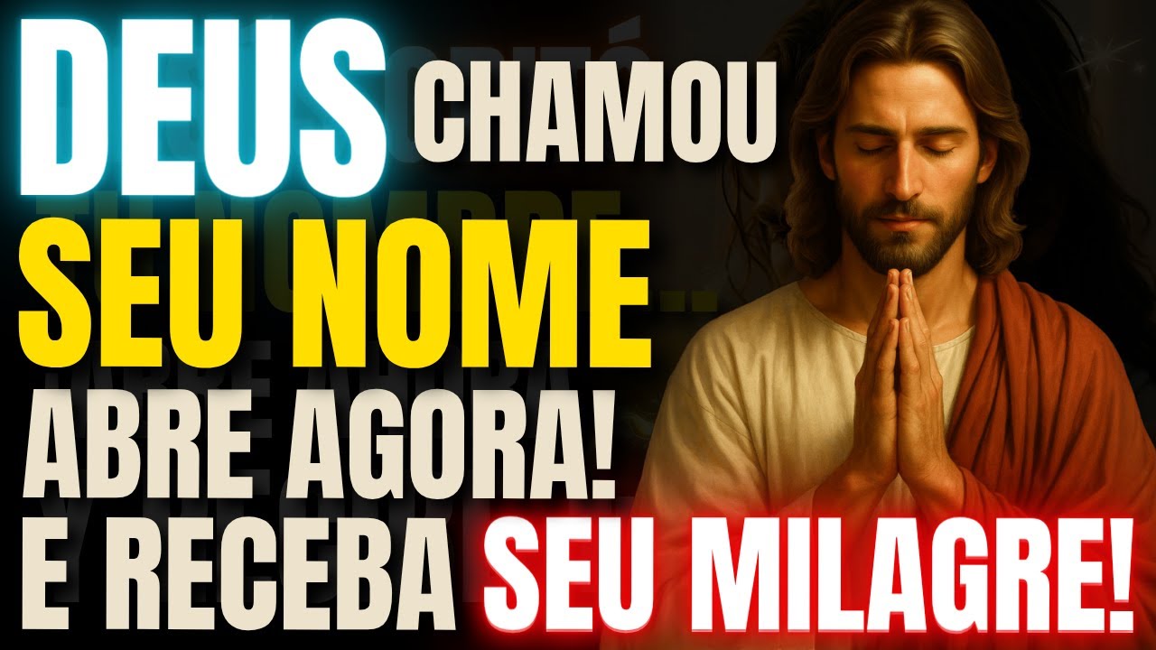 ✨ FILHO, OUÇA! DEUS ABRIU PORTAS... SEU MILAGRE CHEGOU HOJE!