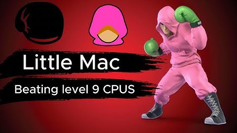 Little Mac beating level 9 CPUS (Super Smash Bros Ultimate Little Mac Montage)