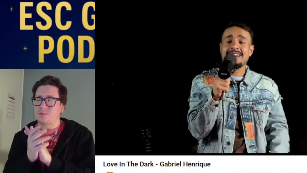 *Потрясающий кавер* Love In The Dark - Gabriel Henrique (кавер Adele) #gabrielhenriquereaction #a...