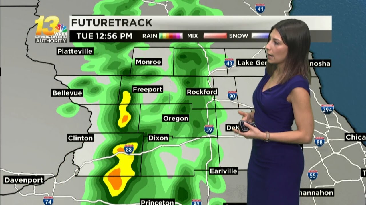 Cooler and breezy weather joins us today along with a low chance for ...