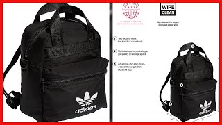 Great product -  adidas Originals Micro Backpack Small Mini Travel Bag, Black/White, One Size