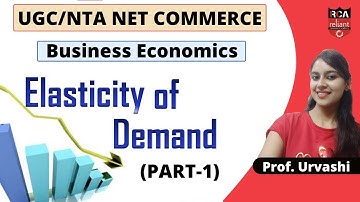 ELASTICITY OF DEMAND | Part-1 | Business Economics || UGC/NTA NET 2020