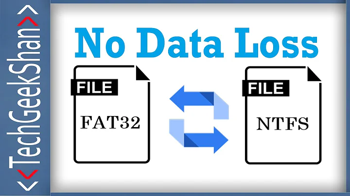 Convert FAT32 to NTFS | Without Data Loss