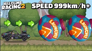 BIG LAUNCH BALL vs MUSCLE CAR!! 😲 IN COMMUNITY SHOWCASE - Hill Climb Racing 2