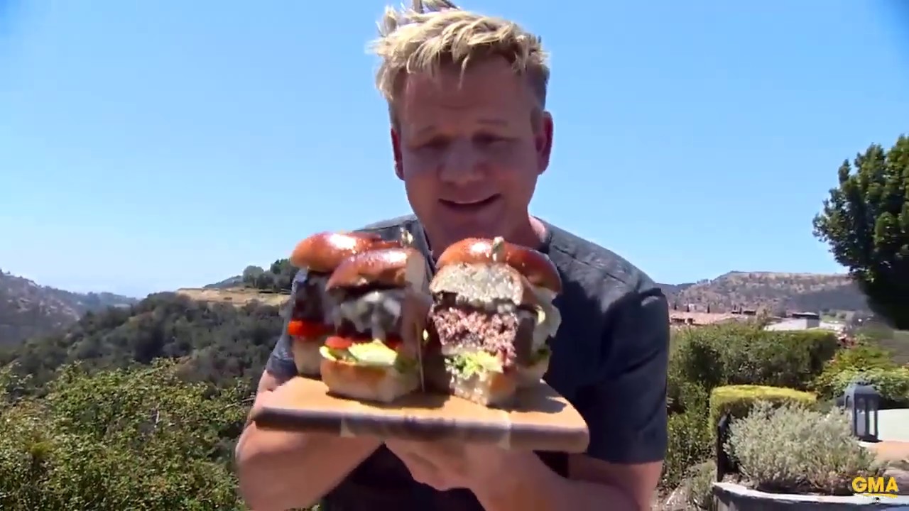 Gordon Ramsay's perfect burger tutorial IMPERDIBLE!!!! - YouTube