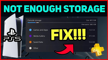 PS5 NOT ENOUGH STORAGE EASY FIX!