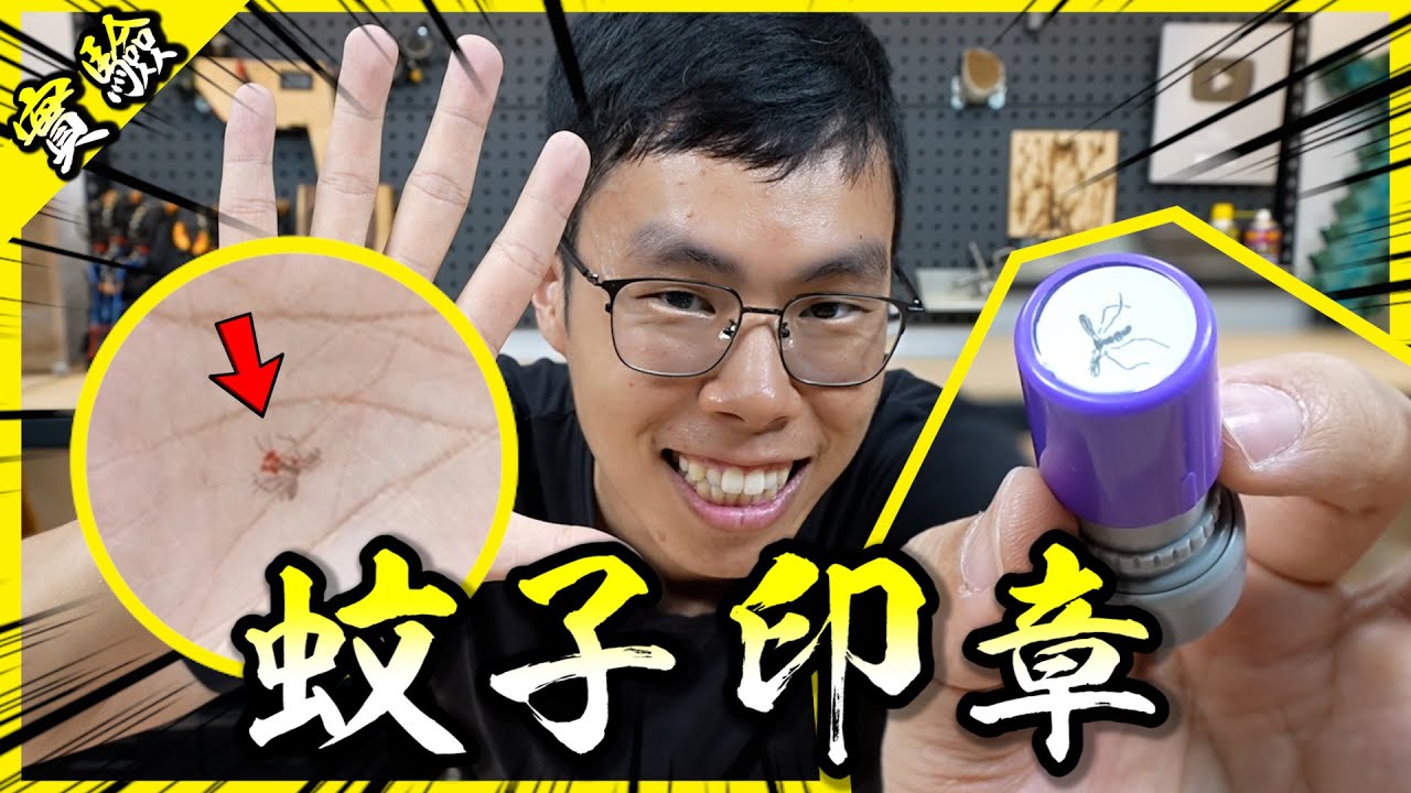 蚊子印章！買了這個就可以盡情打朋友手臂？廢到笑可愛小物大集合Ep.2！【胡思亂搞】