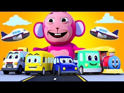 Wheels On The Vehicles Song +  Sing Along Kids Songs and Nursery Rhymes  @hooplakidz ​ - Wheels On The Vehicles Song +  Sing Along Kids Songs and Nursery Rhymes  @hooplakidz ​