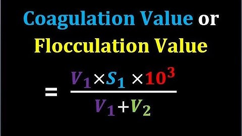 Coagulation Value or Flocculation Value Formula and  Problems |Surface Chemistry |For NEET and JEE