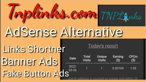 Google adsen alternative,tnplinks,#adsnetwork,