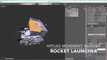 Applied Rocket Launcher Movement: Blender Game Engine