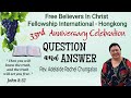 Queston  answer  rev adelaide rachel chungalao