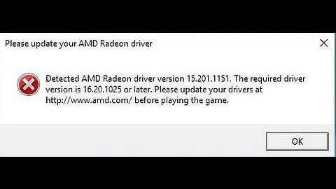 Battlefield 1 Please update your AMD Radeon driver