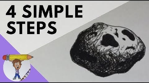 Drawing A Meteorite, In 4 Simple Steps