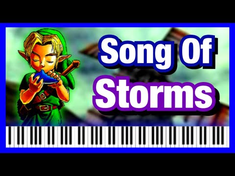 🎹 The Legend of Zelda: Ocarina of Time - SONG OF STORMS ~ Piano Cover  (Arr. @LucasPianoRoom ) 