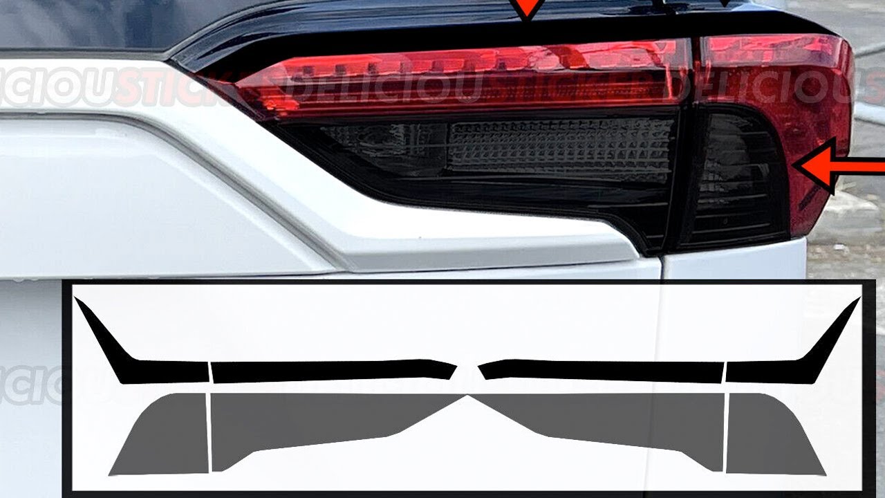 How To Apply Tint To Toyota Rav4 Rear Taillight Tinted Out Decals How To Apply Tint To Toyota Rav4 Rear Taillight Tinted Out Decals