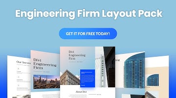 Get a FREE Engineering Layout Pack for Divi