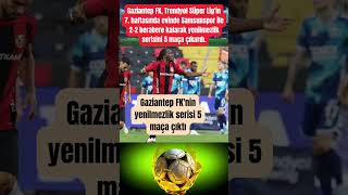 Gaziantep Fknin Yenilmezlik Serisi 5 Maça Çıktı