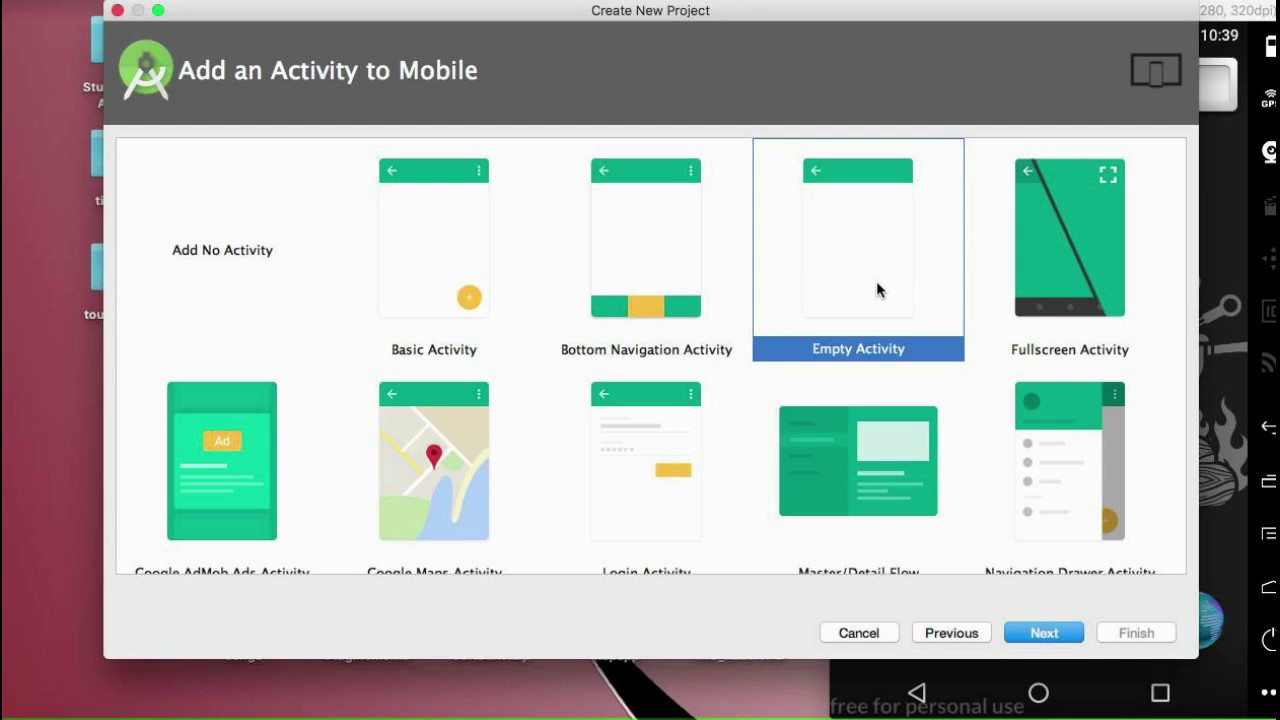 Swipe Between Activities Android Studio - YouTube